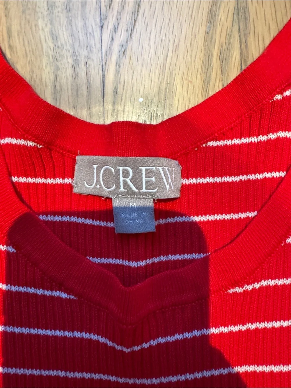 J. Crew bright red